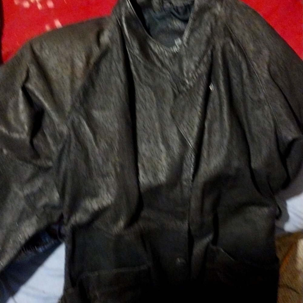 Leather Berman woman's coat
